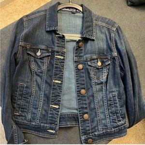 American Eagle Outfitters Dark Blue Jean Jacket